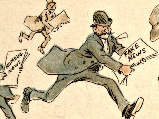 An illustration of fake news