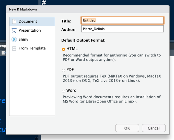 R markdown