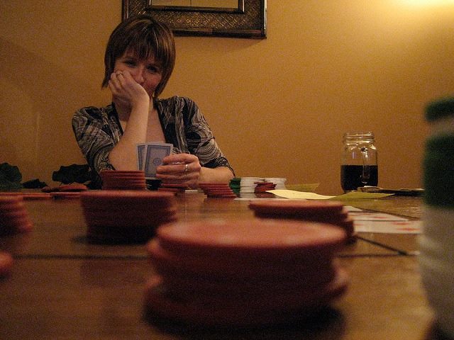 playing poker