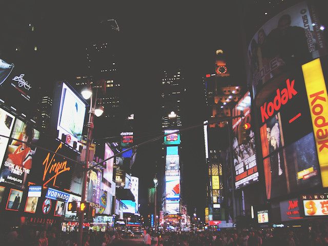 Times Square advertising overload