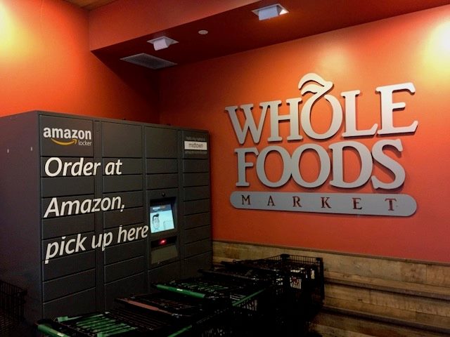 Whole Foods Store with Amazon collection spot — when online and offline collide
