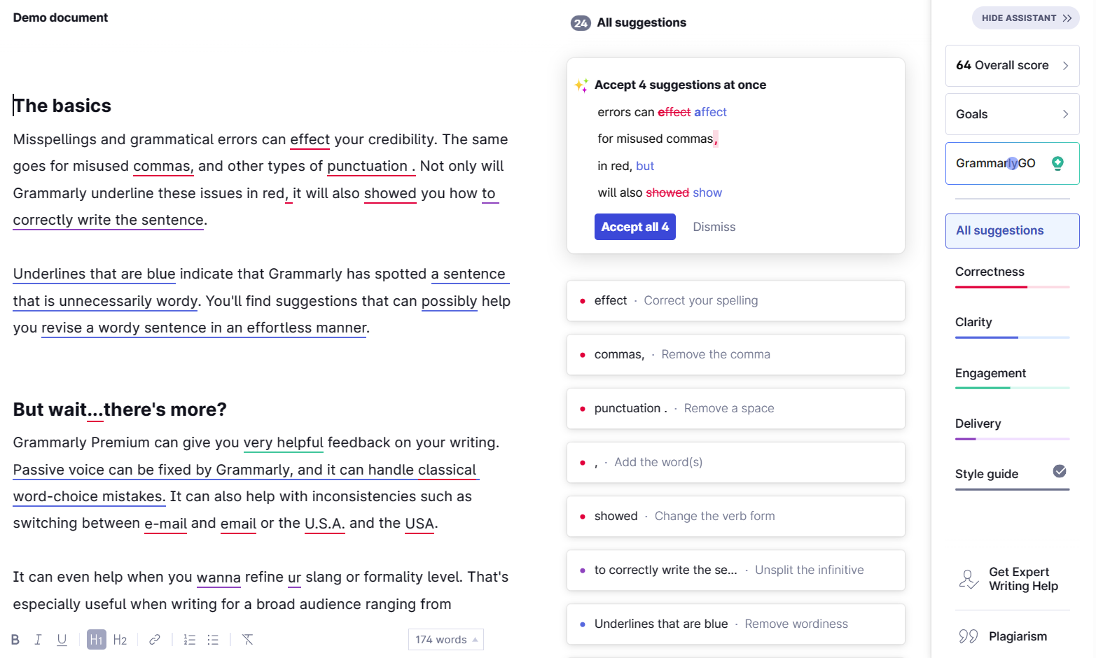 grammarly premium