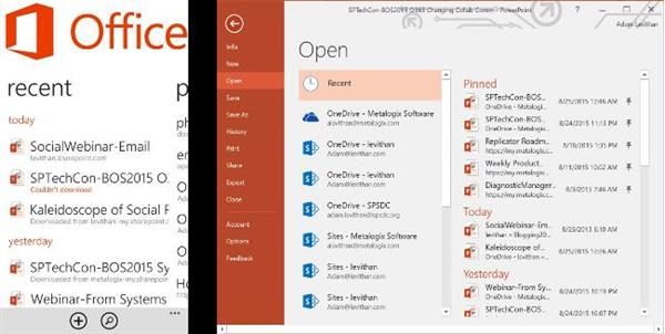 Microsoft Office log in