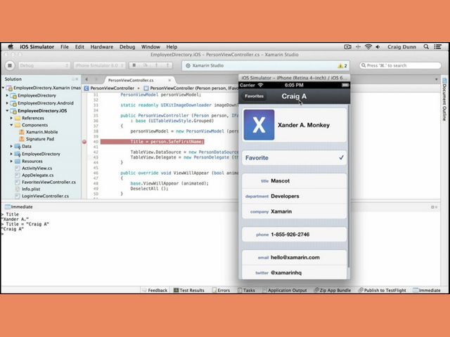 Xamarin Studio for iOS