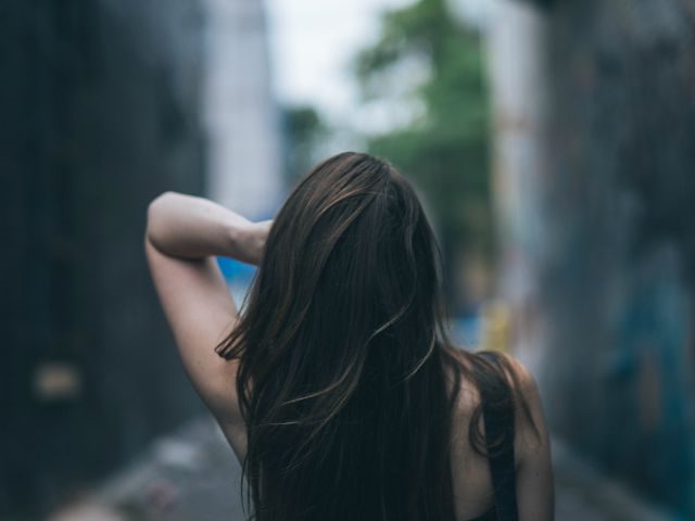 woman walking