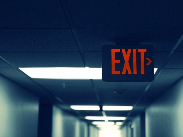 exit sign