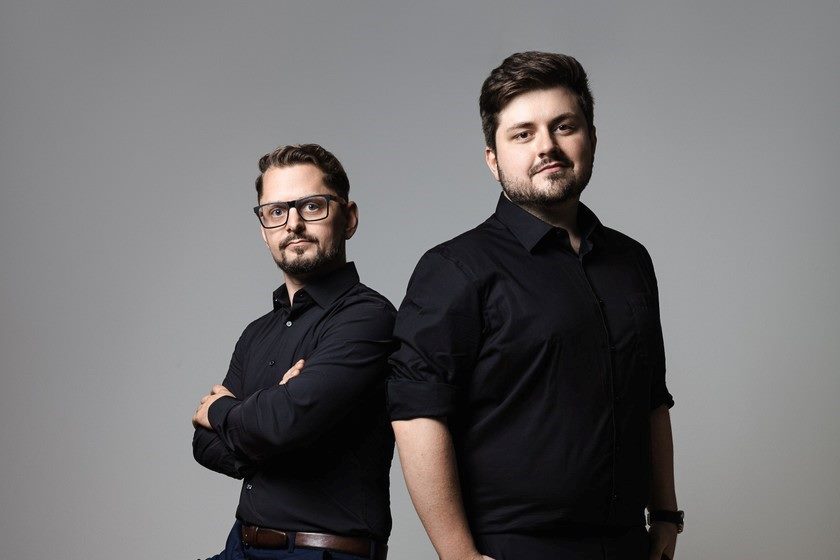 Co-Founders of Storyblok, Alexander Feiglstorfer (left) and Dominik Angerer.
