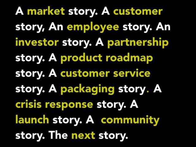 telling stories is easy with a core narrative