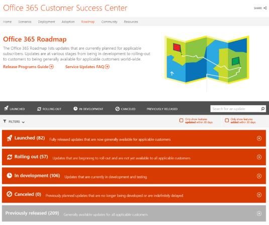 Office 365 Customer Success Center