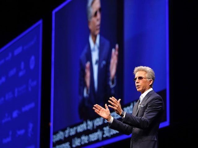 SAP CEO Bill McDermott delivering the keynote in Orlando, Fla. at the 2019 SAPPHIRE Now