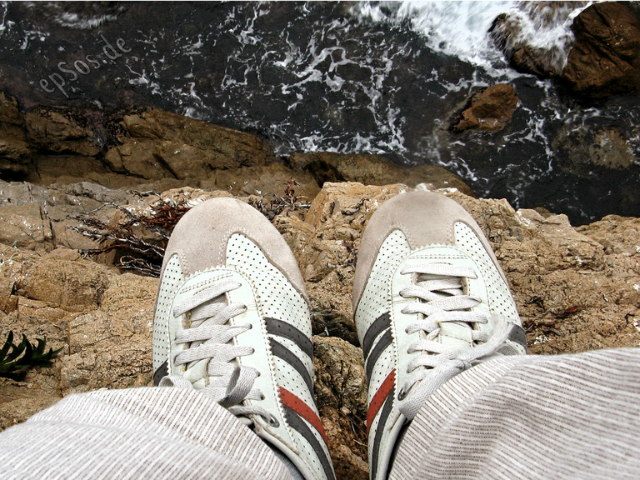 standing on the edge