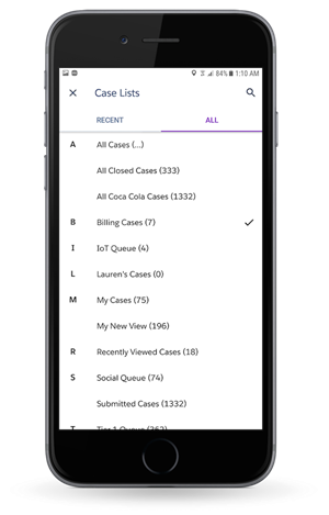 Salesforce Service Cloud Mobile app iOS