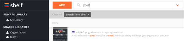search on Shelf