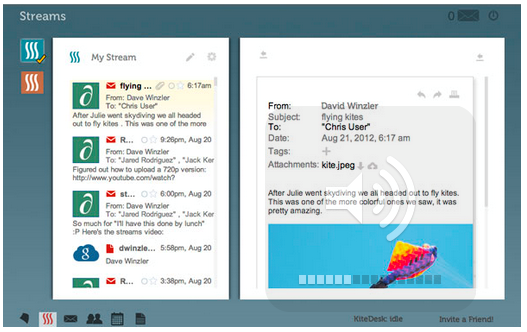 Too Many Clouds? KiteDesk Wants to Streamline Your Info Streams