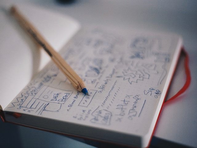 wireframe sketches