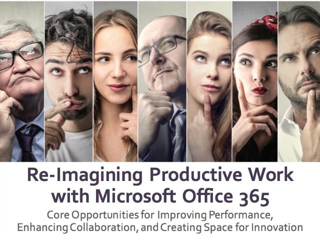 Re-Imagining Productive Work with Microsoft Office 365 image