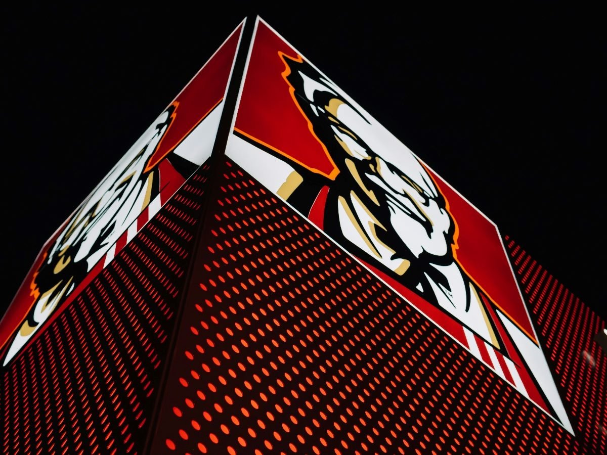 KFC building.
