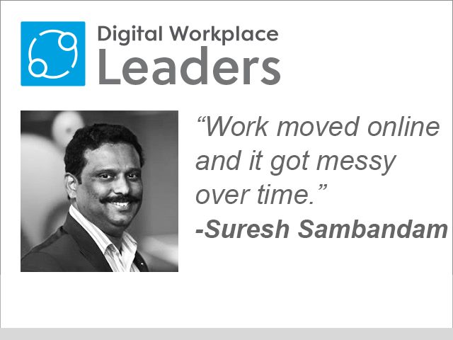 Kissflow CEO Suresh Sambandam "Work moved online and it got messy over time."