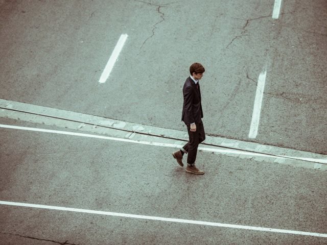 man walking