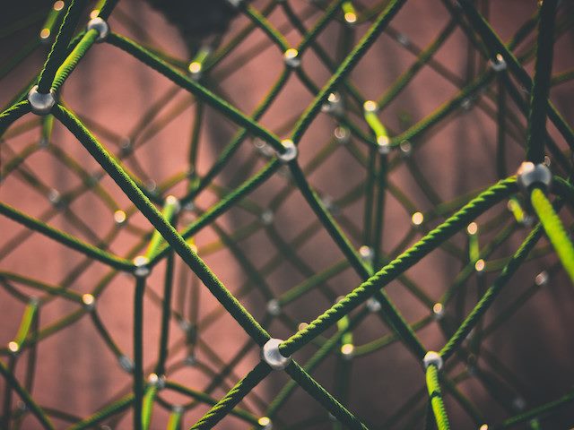 a mesh of connections