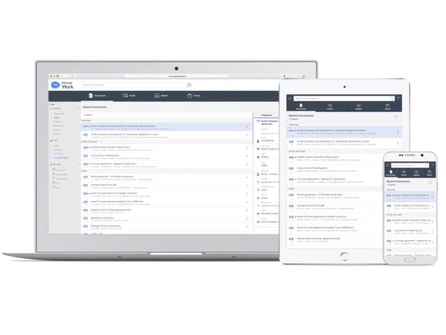 The new iManage Work 10 is a complete redesign of iManage's document and email management application.