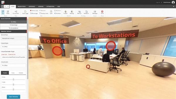 Peek Sitecore XP editor.