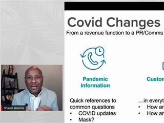 Screenshot of Shawn Weems' presentation during the DX Summit 2020.