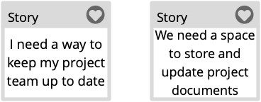 user stories