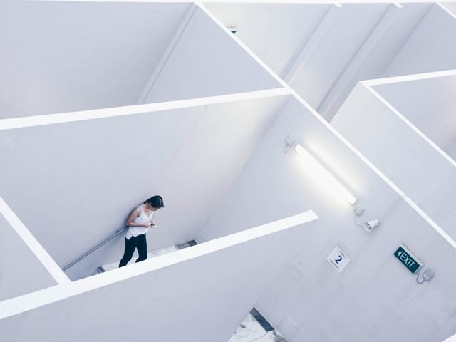 trapped in the maze