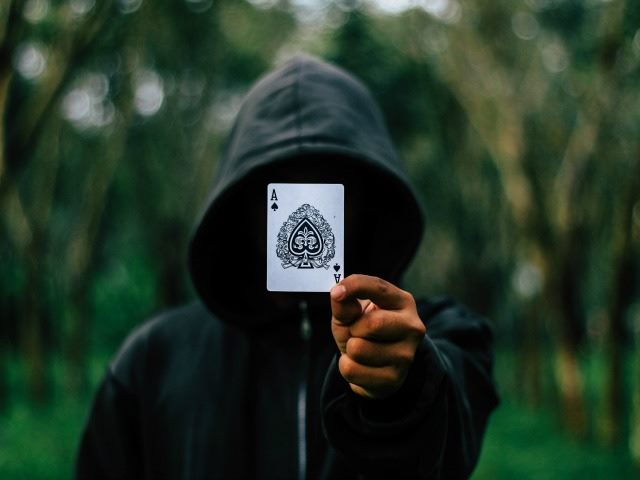 an ace in the hand