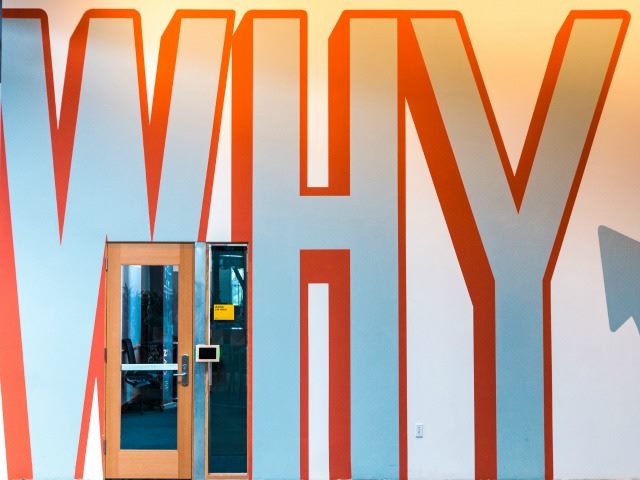 “WHY” by Barney Moss is licensed under CC BY 2.0