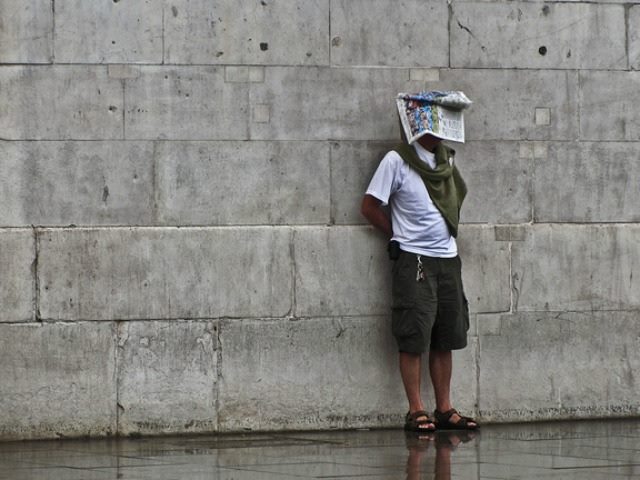 paper wrapped head