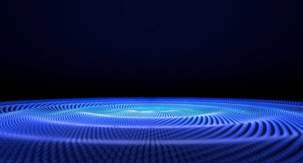 A blue representation of a data lake, a centralized repository to store structured and unstructured data at scale, in piece about customer data.