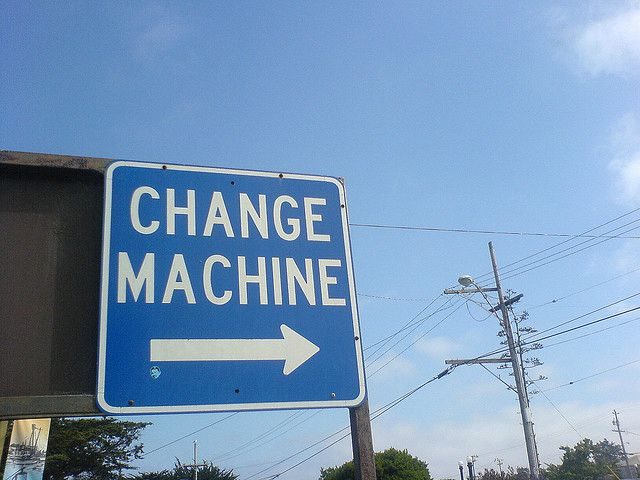Change machine