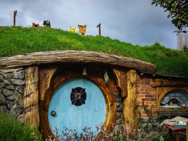 set  from Lord of the  Rings  - hobbiton