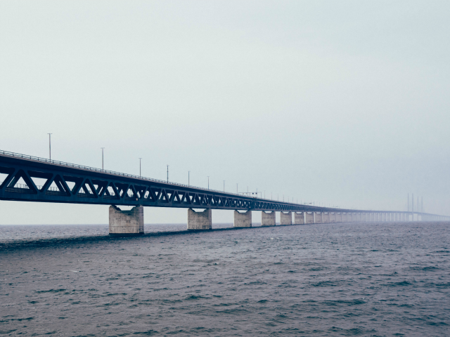 Bridge in fog