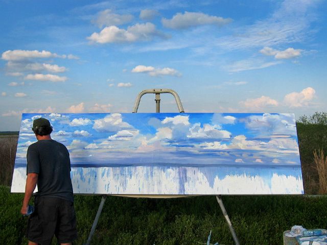 Sky painting