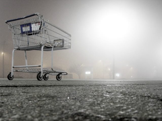 abandoned shopping cart