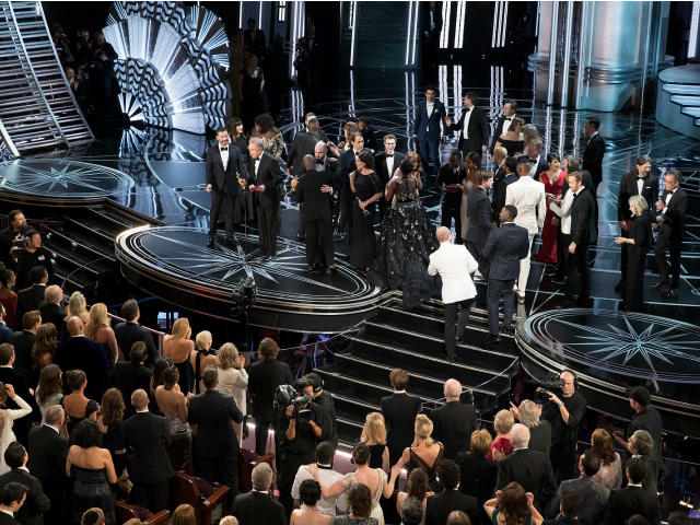 MOONLIGHT CAST AND CREW, LA LA LAND CAST AND CREW at the The 89th Oscars(r) broadcasts