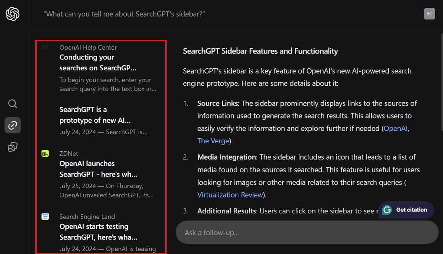 edge sidebar