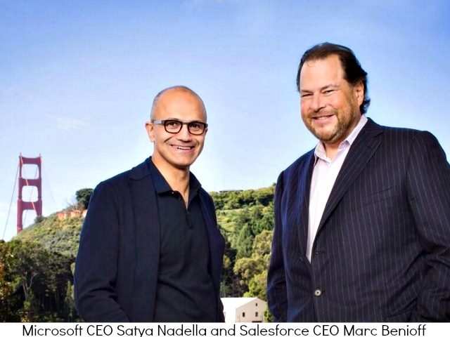 Yes Its True Microsoft Salesforce are Hooking Up