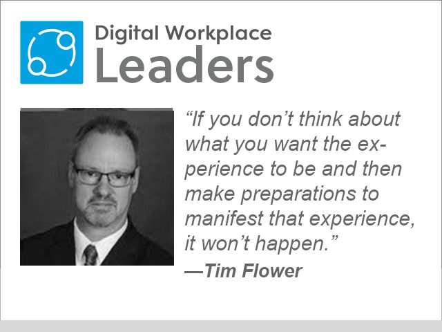 Tim Flower of Nexthink: " If you don’t think about what you want the experience to be and then make preparations to manifest that experience, it won’t happen"