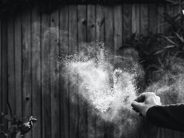 popped water balloon