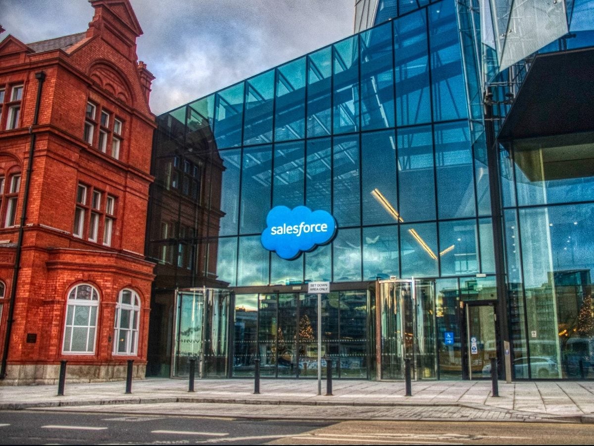 Salesforce building in the city of Dublin, Ireland.