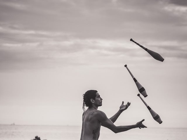 a juggler