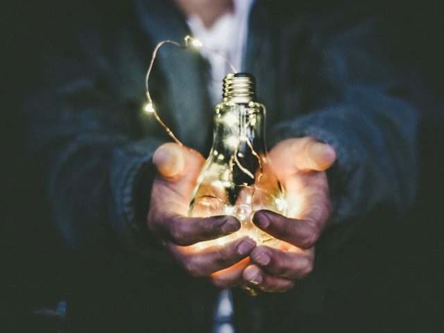 birght idea or a lightbulb?