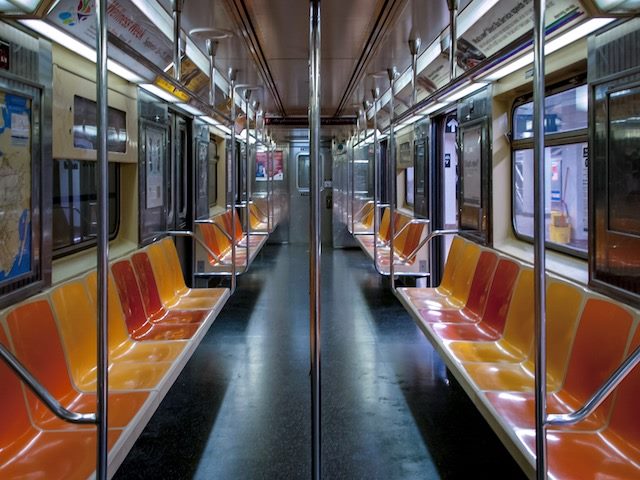 empty  subway car