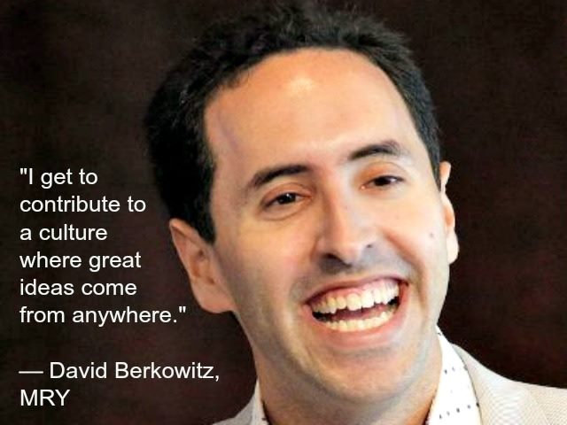 MRYs David Berkowitz The Power of Ideas and Collaboration