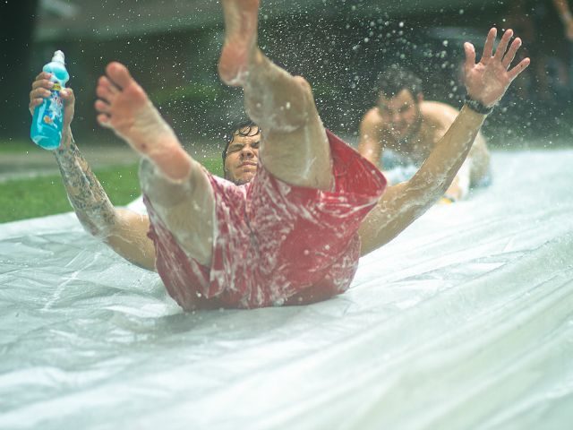 slip and slide fall