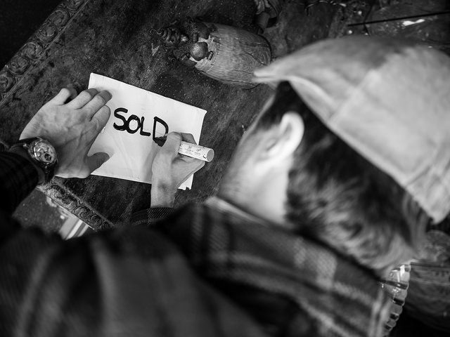 sold sign